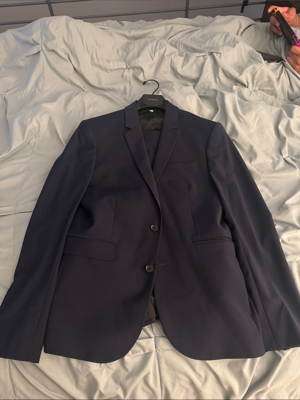 Express Navy suit